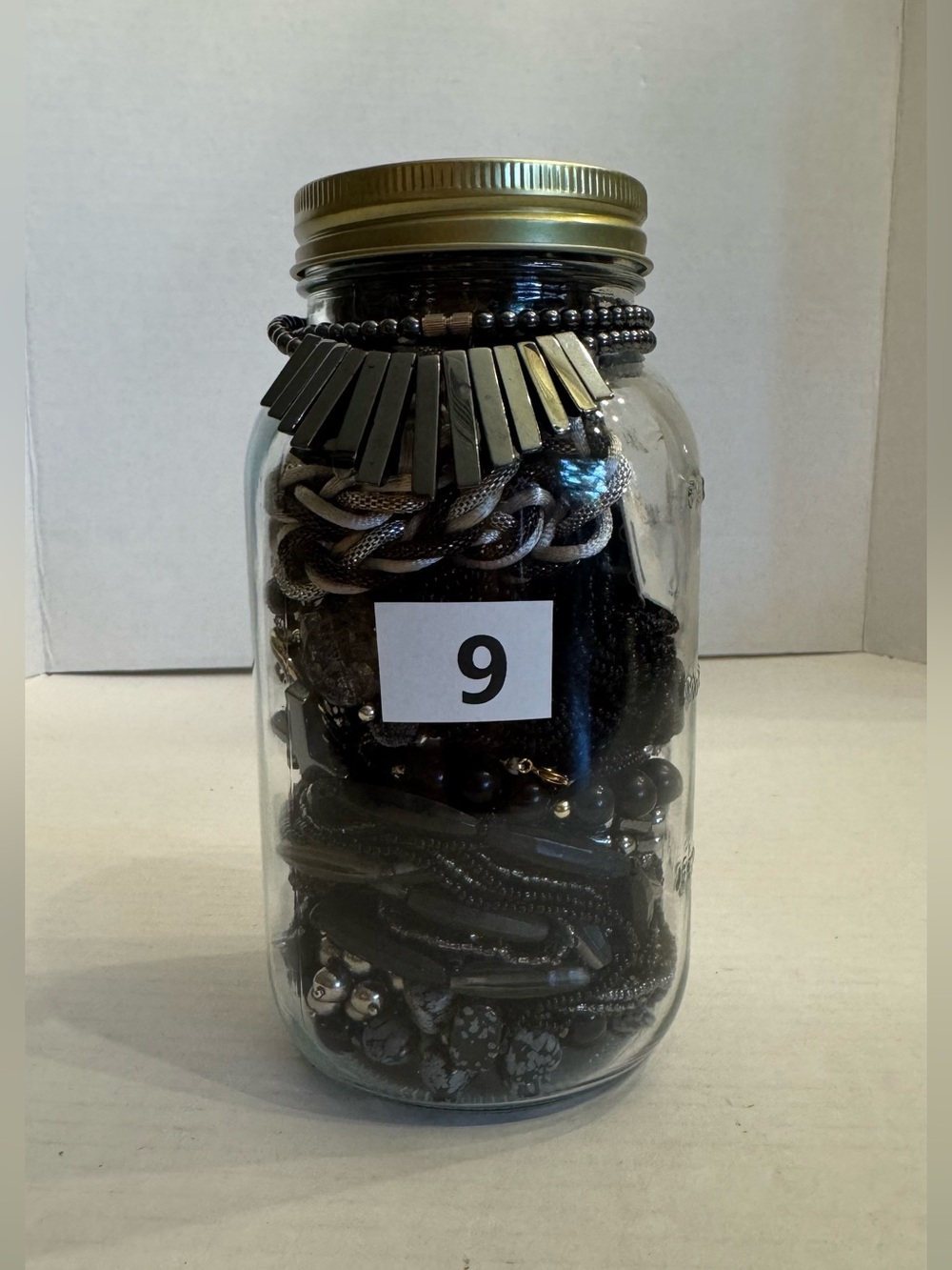 Mystery Jewelry Jar #9 Wearable Quality Pieces 2 lb Necklace Bracelet Earrings - Picture 16 of 16